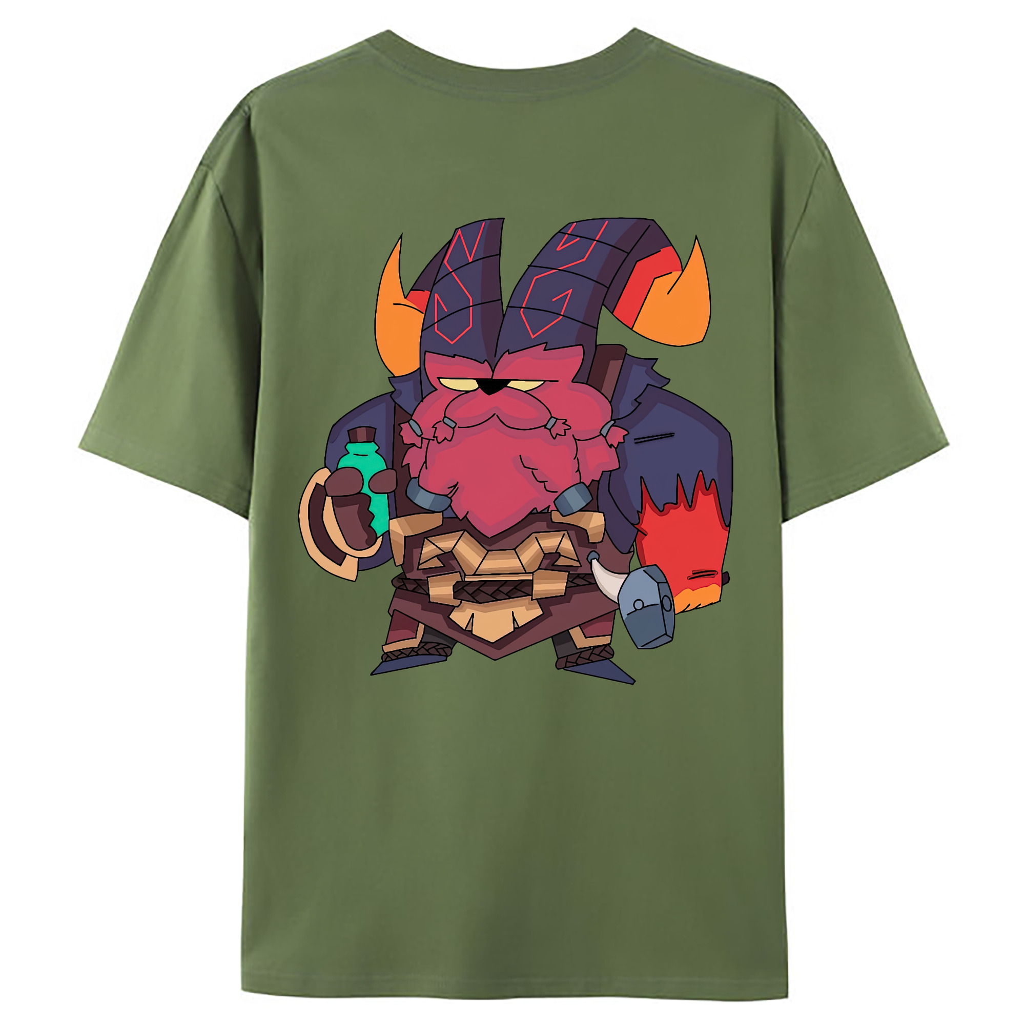 （画像用） リーグ・オブ・レジェンド League of Legends LOL 綿100％ メンズ半袖Tシャツ（バックプリント） 通気性
